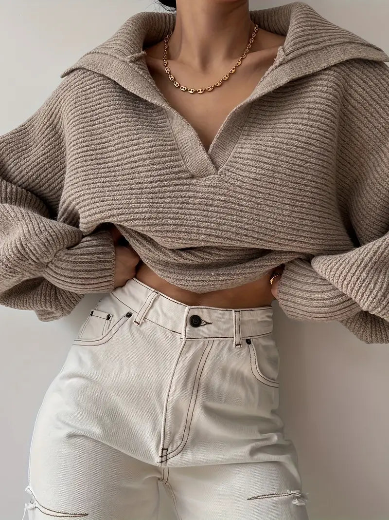 Oversized warme trui