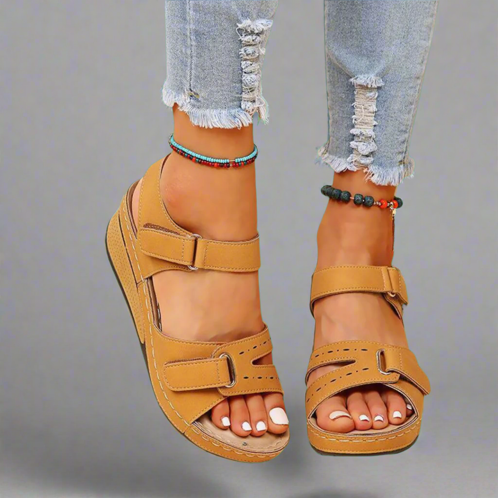 Gudula™ | Elegante orthopedische sandalen van zacht premium materiaal voor pijnvrije zomerdagen