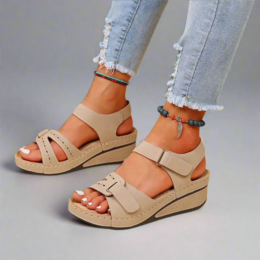 Gudula™ | Elegante orthopedische sandalen van zacht premium materiaal voor pijnvrije zomerdagen