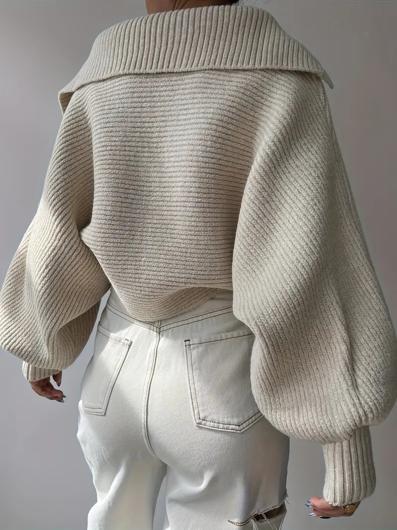 Oversized warme trui