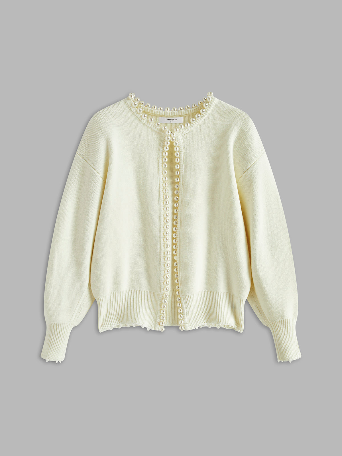 Parelrand Versleten Cardigan