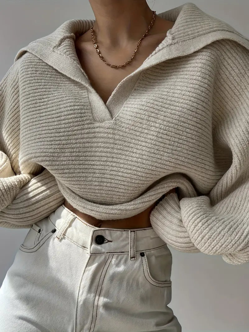 Oversized warme trui