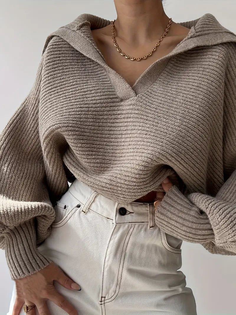 Oversized warme trui