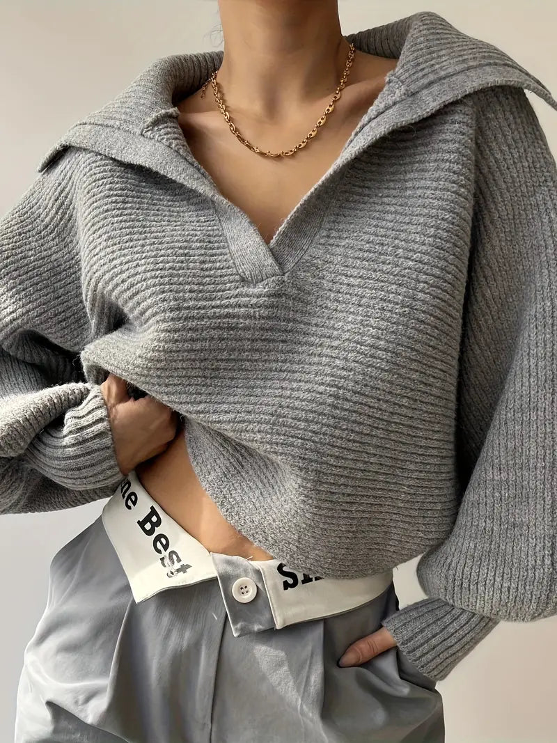 Oversized warme trui