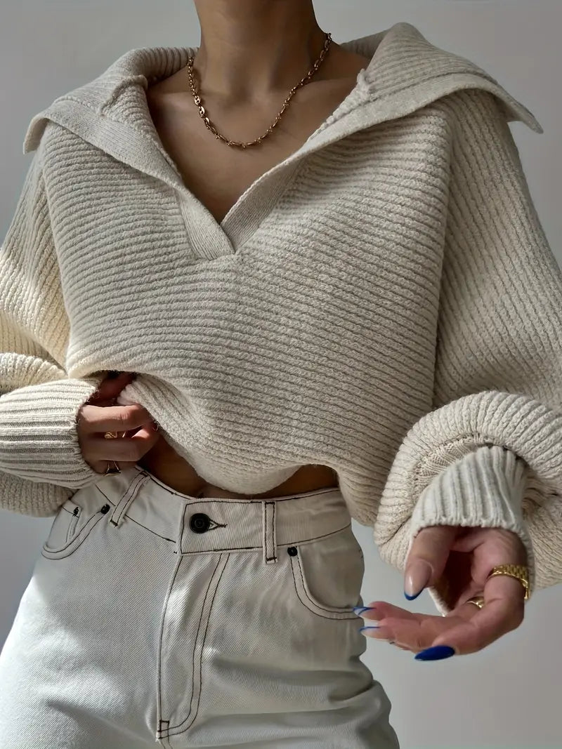Oversized warme trui