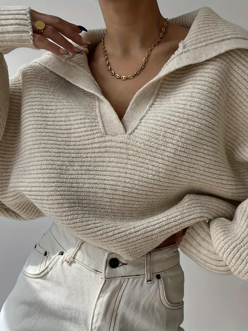 Oversized warme trui
