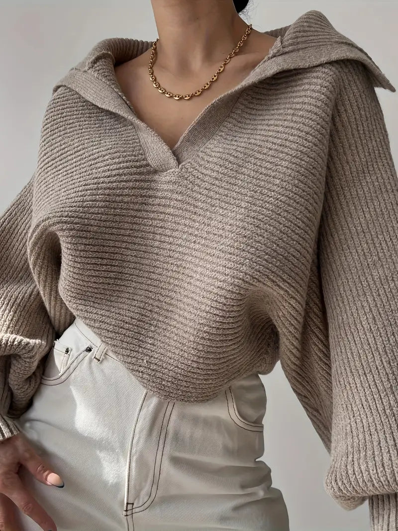 Oversized warme trui