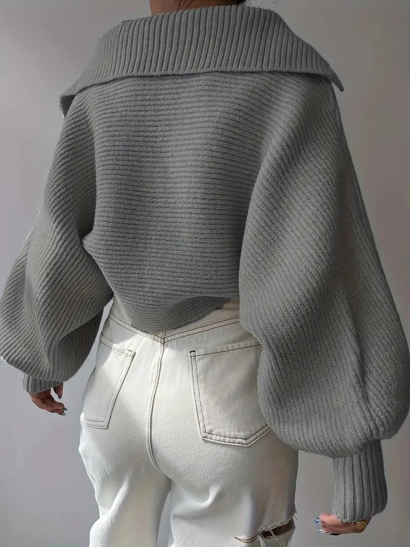 Oversized warme trui