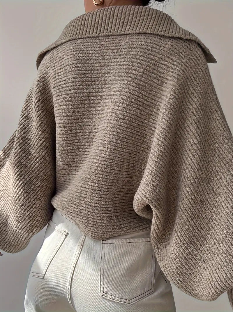 Oversized warme trui