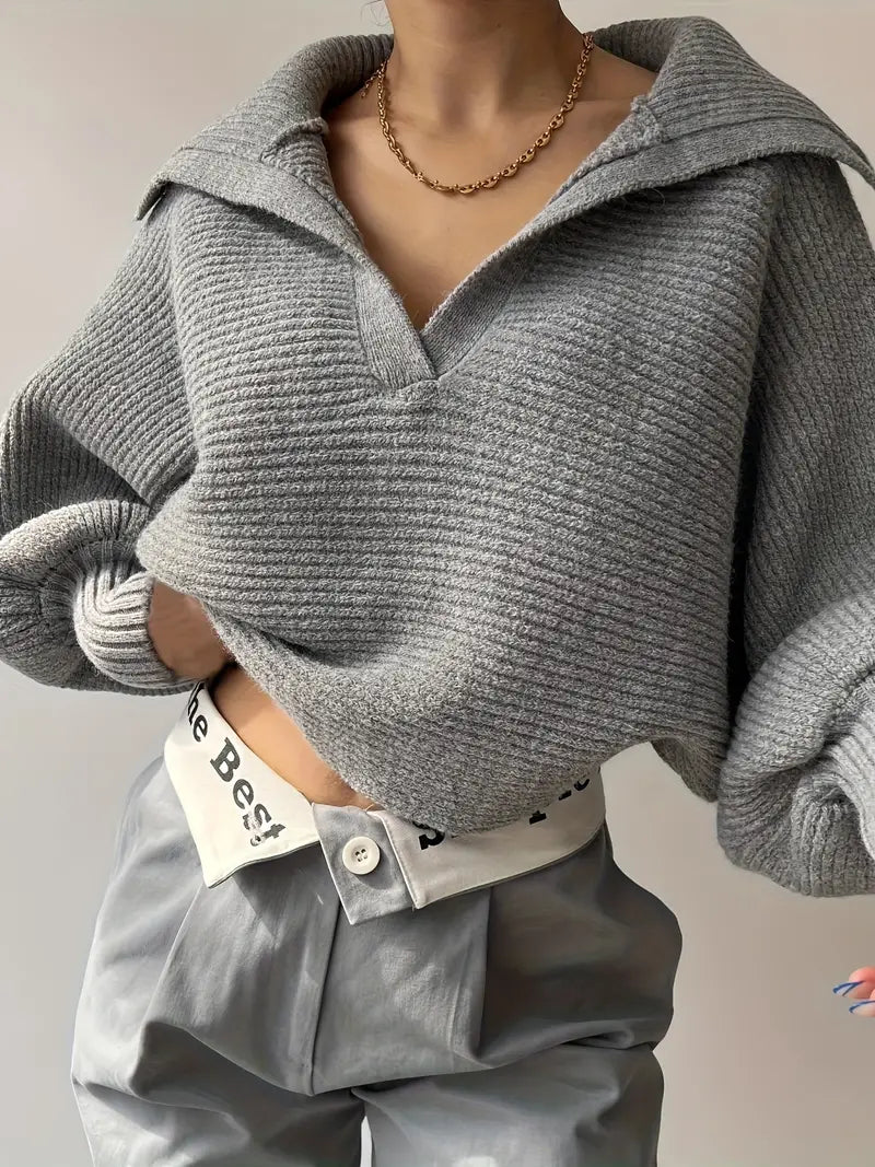 Oversized warme trui